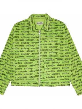 Stussy Cactus Plant Flea Market Zip Work Jacket